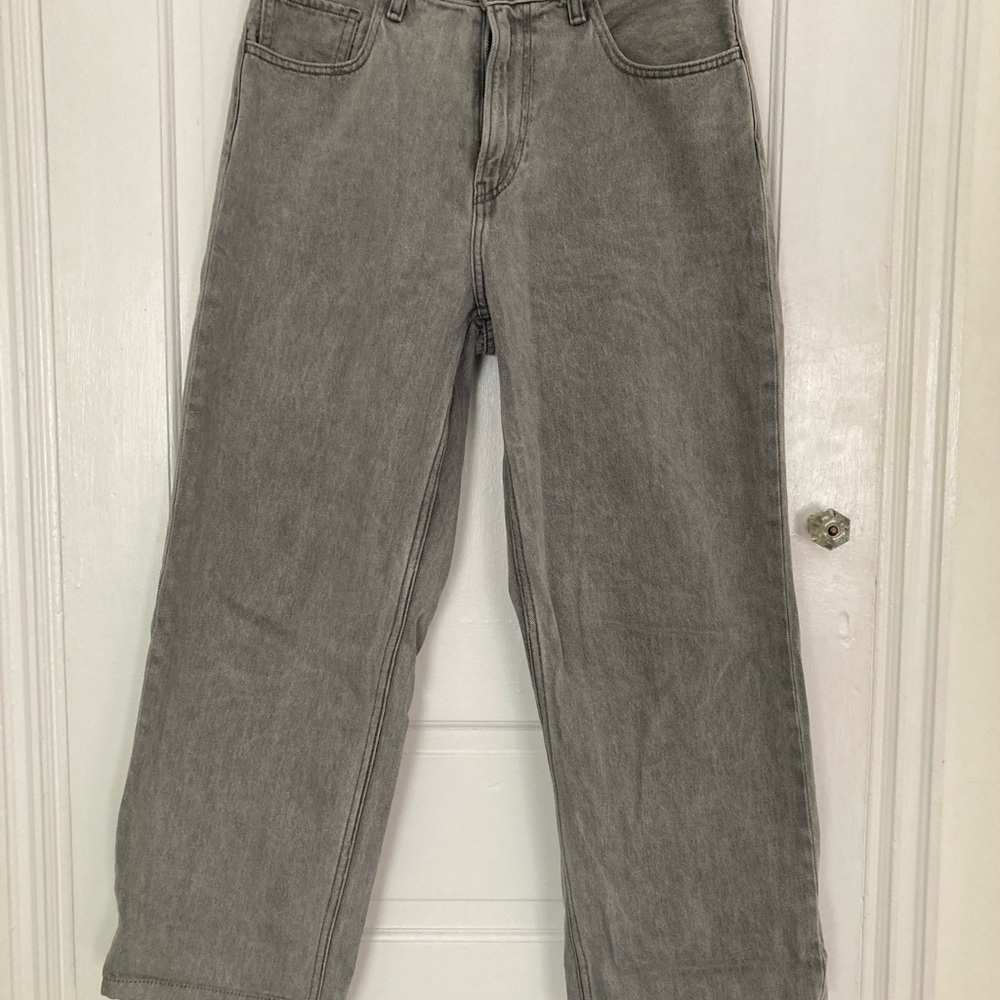 Uniqlo Men's Relaxed Fit Gray Jeans